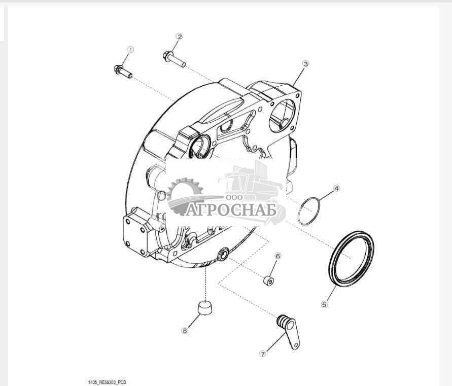 1405 Корпус маховика 